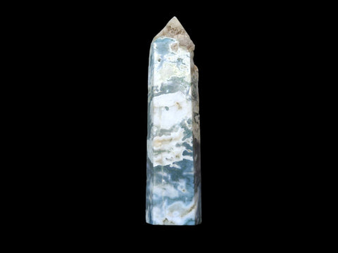 Moss Agate Tower (Large) - Littleton Rock Shop