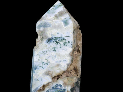 Moss Agate Tower (Large) - Littleton Rock Shop