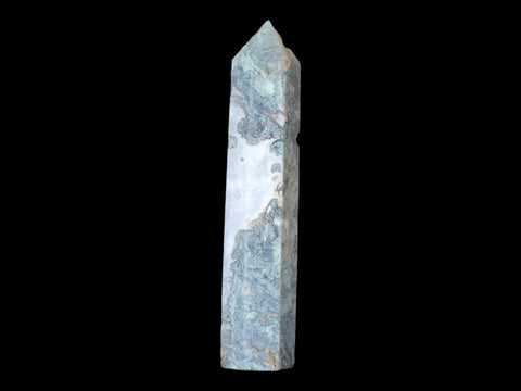 Moss Agate Tower (Medium) - Littleton Rock Shop