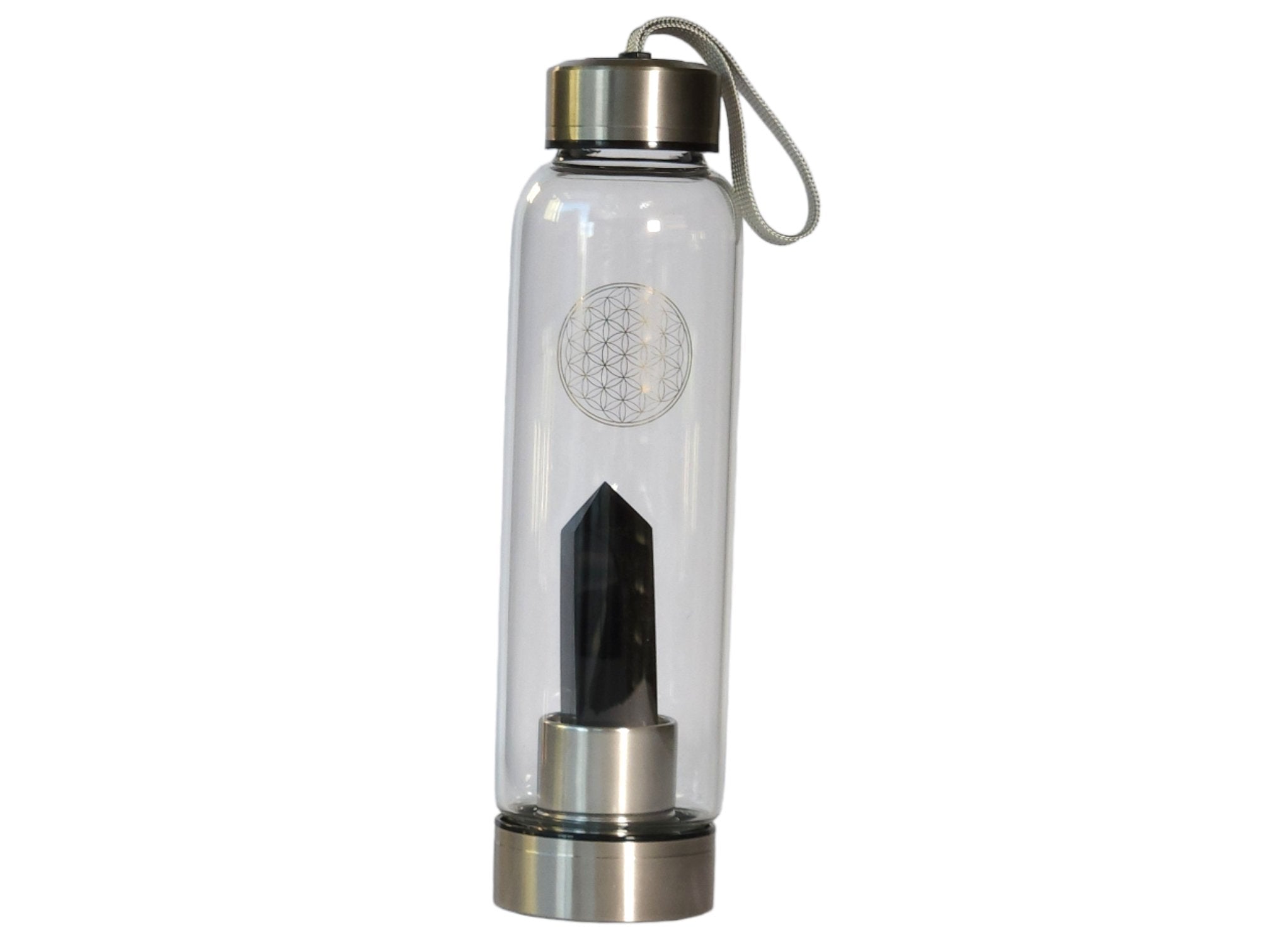 Glass Water Bottle 16oz.