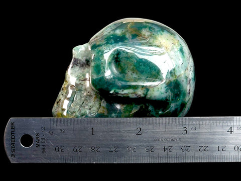 Ocean Jasper Skull (Large) - Littleton Rock Shop