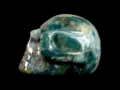 Ocean Jasper Skull (Large) - Littleton Rock Shop