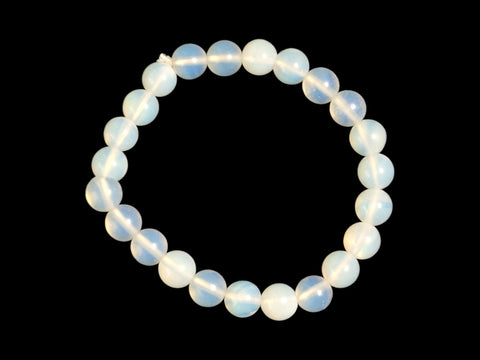 Opalite 8mm Gemstone Bead Bracelet - Littleton Rock Shop