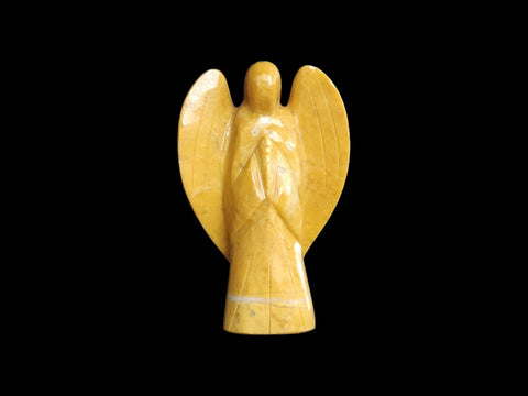 Peruvian Soapstone Angel Carving (7") - Littleton Rock Shop