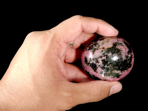 Rhodonite Palm Stone - Littleton Rock Shop