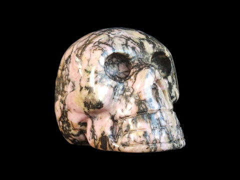 Rhodonite Skull (Small) - Littleton Rock Shop