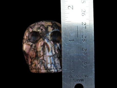 Rhodonite Skull (Small) - Littleton Rock Shop