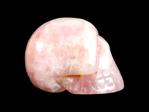 Rose Quartz Skull (Medium) - Littleton Rock Shop