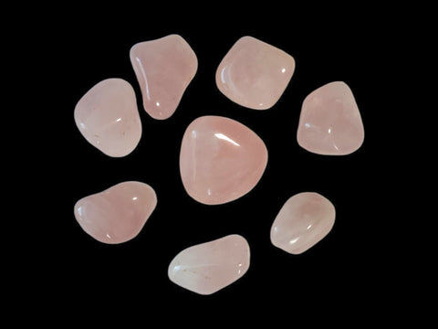 Rose Quartz Tumbled Stone - Littleton Rock Shop