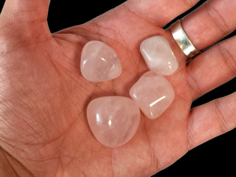 Rose Quartz Tumbled Stone - Littleton Rock Shop