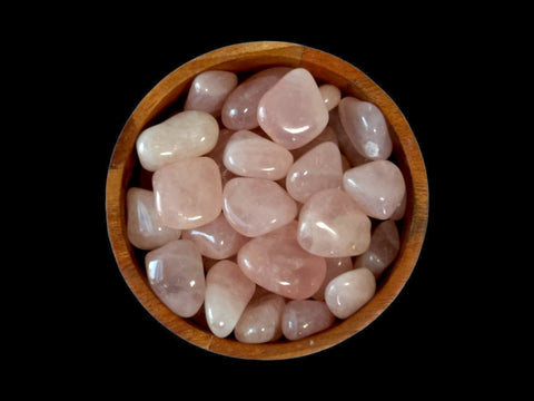 Rose Quartz Tumbled Stone - Littleton Rock Shop