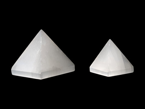 Selenite Pyramid (1.5") - Littleton Rock Shop