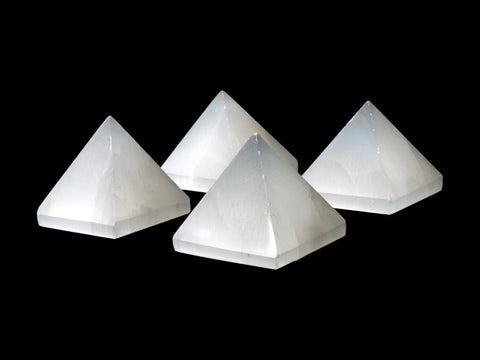 Selenite Pyramid (2") - Littleton Rock Shop