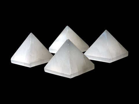 Selenite Pyramid (2") - Littleton Rock Shop