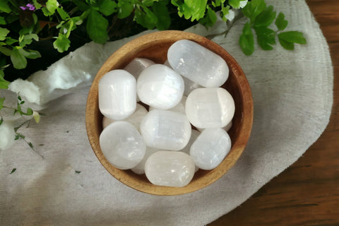 Selenite Tumbled Stone - Littleton Rock Shop