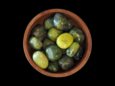 Serpentine Tumbled Stone - Littleton Rock Shop