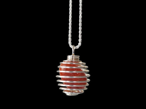 Silver Pendant Cage (1") - Littleton Rock Shop