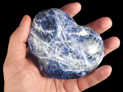 Sodalite Heart (Medium) - Littleton Rock Shop