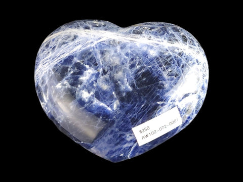 Sodalite Heart (Medium) - Littleton Rock Shop