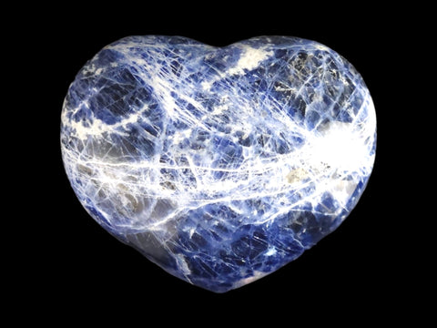 Sodalite Heart (Medium) - Littleton Rock Shop