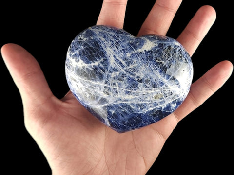 Sodalite Heart (Medium) - Littleton Rock Shop