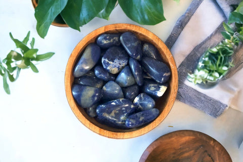 Sodalite Tumbled Stone - Littleton Rock Shop