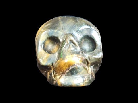 Tiger's Eye Skull (Small) - Littleton Rock Shop