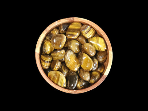 Tiger's Eye Tumbled Stone - Littleton Rock Shop