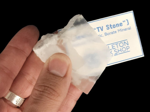 Ulexite "TV Stone" (Assorted Sizes) - Littleton Rock Shop