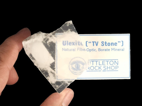 Ulexite "TV Stone" (Assorted Sizes) - Littleton Rock Shop