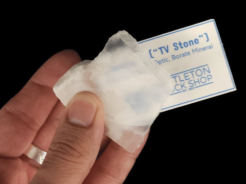 Ulexite "TV Stone" (Assorted Sizes) - Littleton Rock Shop