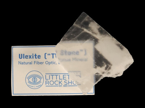 Ulexite "TV Stone" (Assorted Sizes) - Littleton Rock Shop