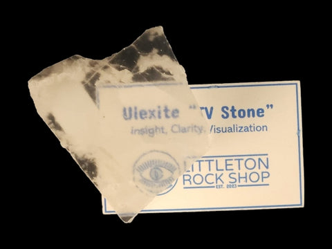Ulexite "TV Stone" (Assorted Sizes) - Littleton Rock Shop