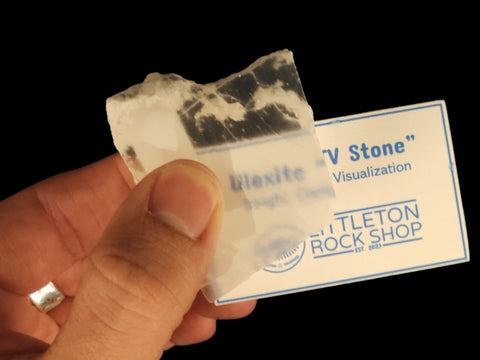 Ulexite "TV Stone" (Assorted Sizes) - Littleton Rock Shop