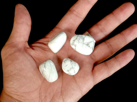 White Howlite Tumbled Stone - Littleton Rock Shop