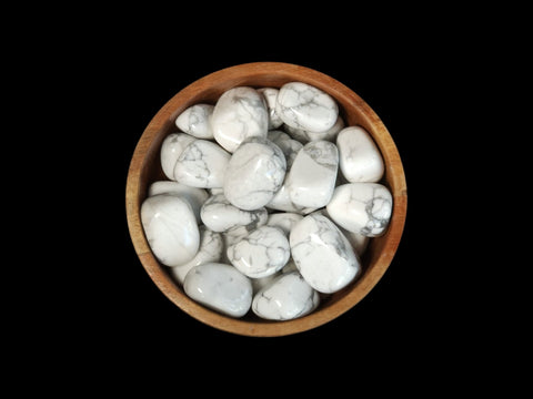 White Howlite Tumbled Stone - Littleton Rock Shop